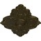 Ekena Millwork Piedmont Ceiling Medallion (Fits Canopies up to 6 1/2"), 67 1/8"W x 48 5/8"H x 1 7/8"P, Green Gold CM67PEGGS - alternate 3